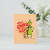 knijpen | Grinch & Max Starburst Briefkaart (Staand voorkant)