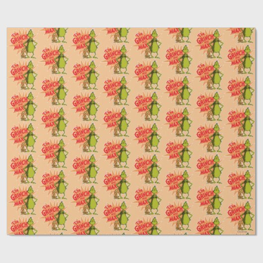 knijpen | Grinch & Max Starburst Cadeaupapier (Vlak)