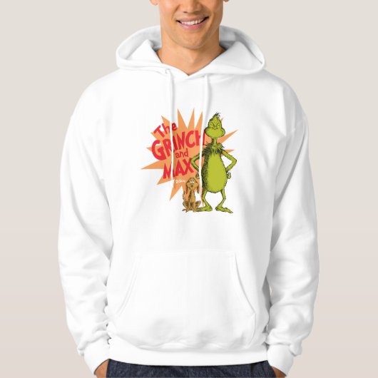 knijpen | Grinch & Max Starburst Hoodie (Voorkant)