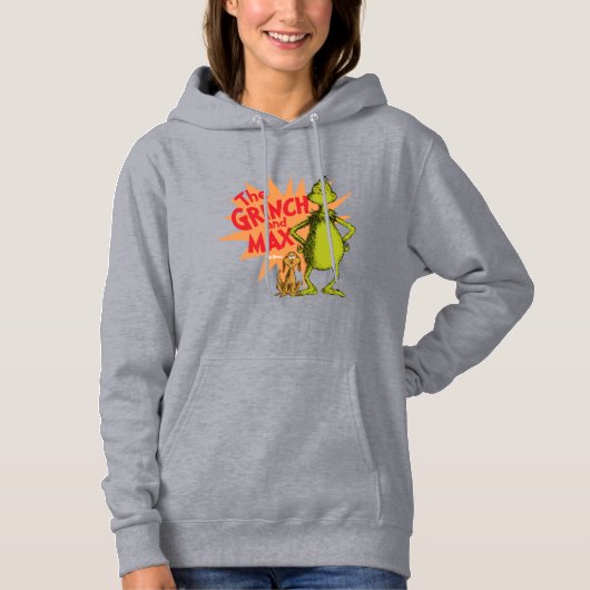 knijpen | Grinch & Max Starburst Hoodie (Voorkant)
