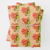 knijpen | Grinch & Max Starburst Inpakpapier Vel (In situ)