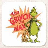 knijpen | Grinch & Max Starburst Kartonnen Onderzetters (Voorkant)