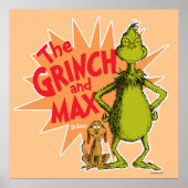 knijpen | Grinch & Max Starburst Poster (Voorkant)