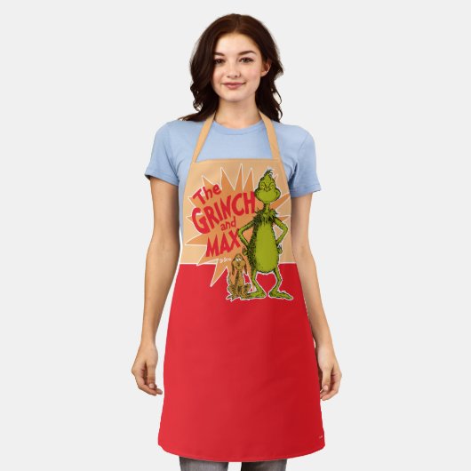 knijpen | Grinch & Max Starburst Schort (Gedragen)