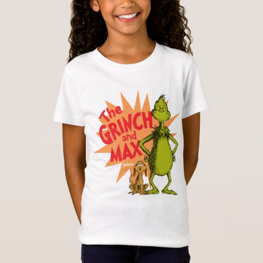 knijpen | Grinch & Max Starburst T-shirt (Voorkant)