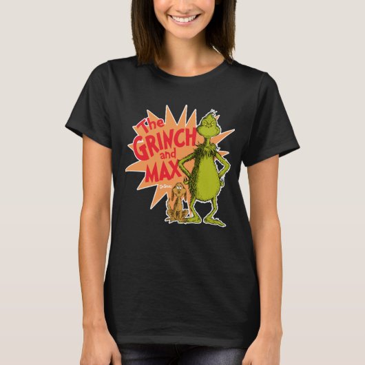 knijpen | Grinch & Max Starburst T-shirt (Voorkant)