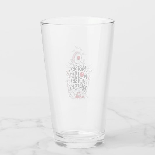 knijpen | Het lawaai! Glas (Achterkant)