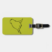 knijpen | Het Mean Machine T-shirt Bagagelabel (Voorkant horizontaal)