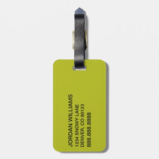 knijpen | Het Mean Machine T-shirt Bagagelabel (Achterkant verticaal)