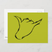 knijpen | Het Mean Machine T-shirt Briefkaart (Voorkant / Achterkant)