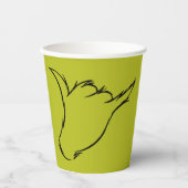 knijpen | Het Mean Machine T-shirt Papieren Bekers (Voorkant)