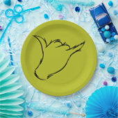 knijpen | Het Mean Machine T-shirt Papieren Bordje (Feest)