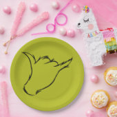 knijpen | Het Mean Machine T-shirt Papieren Bordje (Feest)