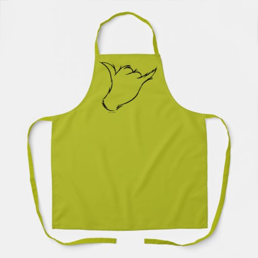 knijpen | Het Mean Machine T-shirt Schort (Voorkant)