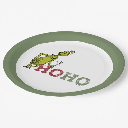 knijpen | Ho Ho Ho Papieren Bordje (Gekanteld)