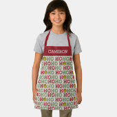 knijpen | Ho Ho Ho Patroon 2 Schort (Insitu)