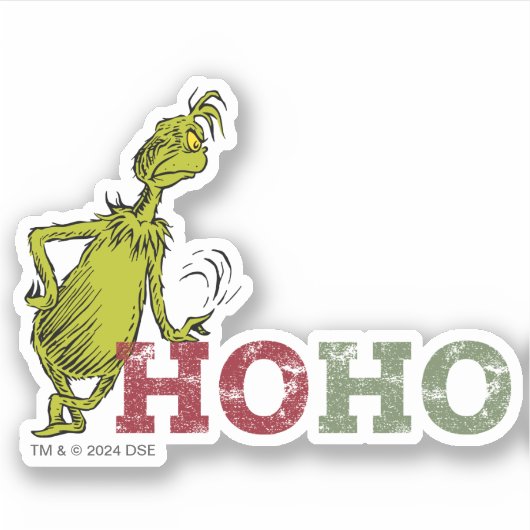 knijpen | Ho Ho Ho Sticker (Voorkant)