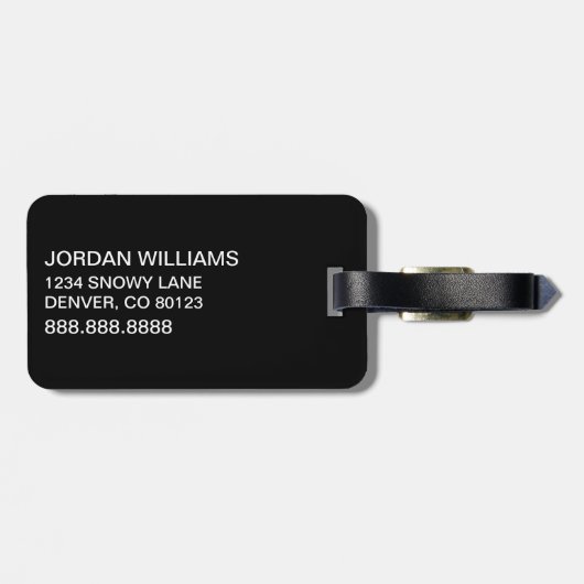 knijpen | Ik ben altijd in het seizoen Bagagelabel (Achterkant horizontaal)