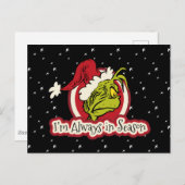 knijpen | Ik ben altijd in het seizoen Briefkaart (Voorkant / Achterkant)