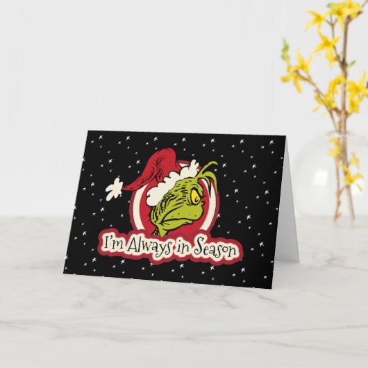 knijpen | Ik ben altijd in het seizoen Kaart (Gele Bloem)