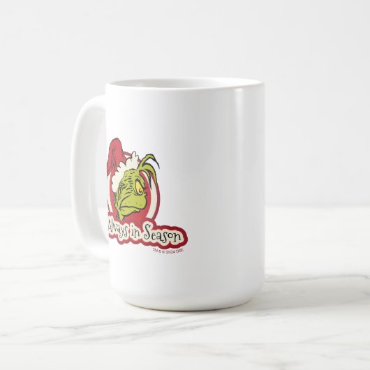 knijpen | Ik ben altijd in het seizoen Koffiemok (Voorkant links)