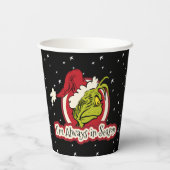 knijpen | Ik ben altijd in het seizoen Papieren Bekers (Achterkant)