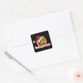 knijpen | Ik ben altijd in het seizoen Vierkante Sticker (Envelop)