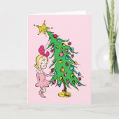 knijpen | Ik ben Cindy-Lou die goed is Feestdagen Kaart (Voorkant)