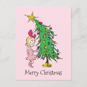 knijpen   Ik ben Cindy-Lou die goed is Feestdagenkaart