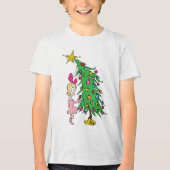 knijpen | Ik ben Cindy-Lou die goed is Tri-Blend Shirt (Voorkant)