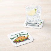 knijpen | Ik ben hier voor de Roast Beast Quote Kartonnen Onderzetters (Insitu)