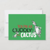 knijpen | Je bent zo Knuffelig als een Cactus Quot Kaart (Voorkant)