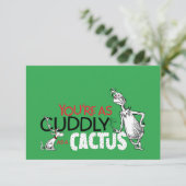 knijpen | Je bent zo Knuffelig als een Cactus Quot Kaart (Staand voorkant)
