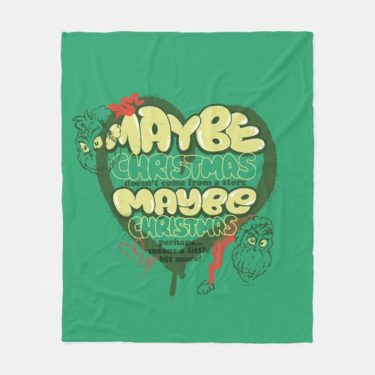 knijpen | Kerstofferte Fleece Deken (Voorkant)