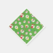 knijpen | Kerststippenpatroon Servet (Hoek)