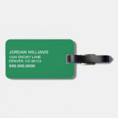 knijpen | Kerstvakantie krans Bagagelabel (Achterkant horizontaal)