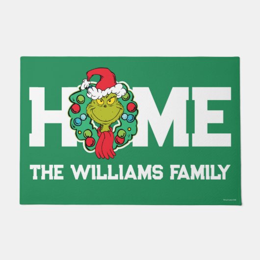 knijpen | Kerstvakantie krans Deurmat (Voorkant)