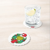 knijpen | Kerstvakantie krans Kartonnen Onderzetters (Insitu)