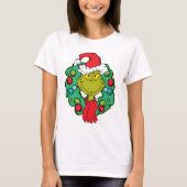 knijpen | Kerstvakantie krans T-shirt (Voorkant)