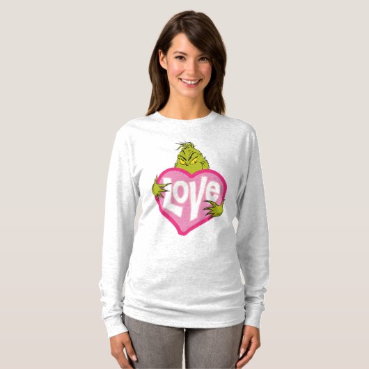 knijpen | Love Pink Heart T-shirt (Voorkant volledig)