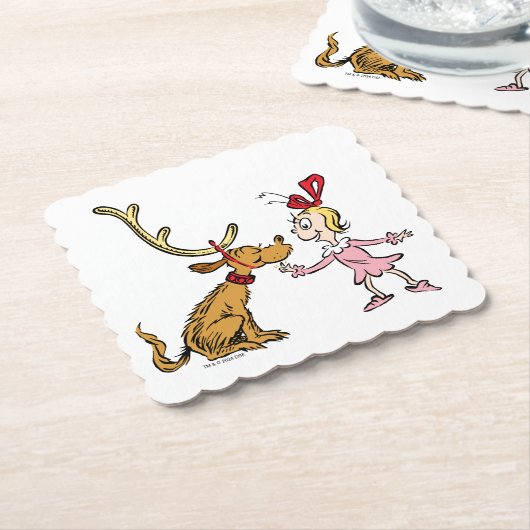 knijpen | Max & Cindy Lou Wie Kartonnen Onderzetters (Gebogen)