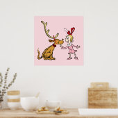 knijpen | Max & Cindy Lou Wie Poster (Keuken)