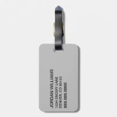 knijpen | Max & Grinch Stance Bagagelabel (Achterkant verticaal)