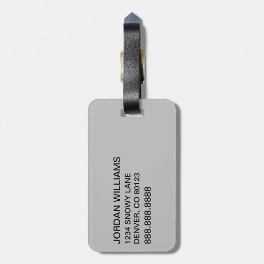 knijpen | Max & Grinch Stance Bagagelabel (Achterkant verticaal)