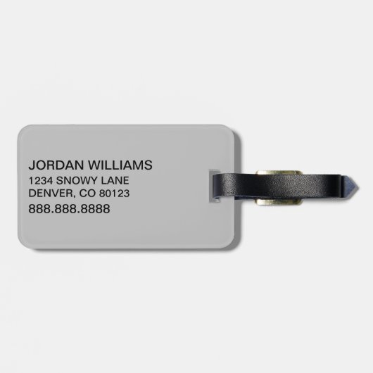 knijpen | Max & Grinch Stance Bagagelabel (Achterkant horizontaal)