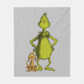knijpen | Max & Grinch Stance Fleece Deken (Voorkant)