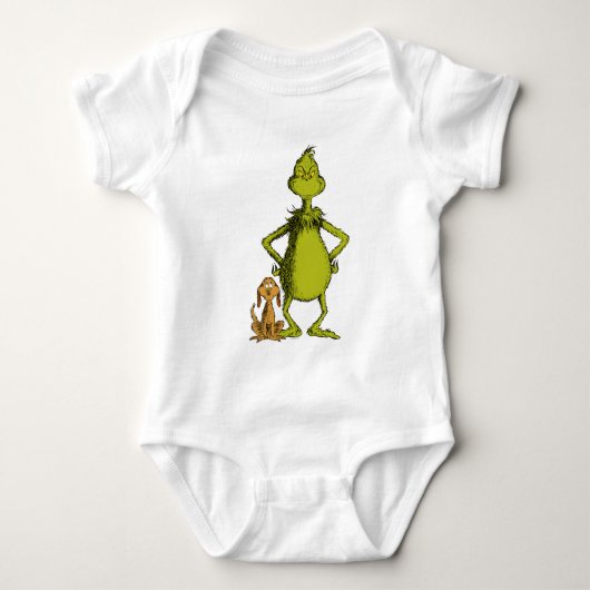 knijpen | Max & Grinch Stance Romper (Voorkant)