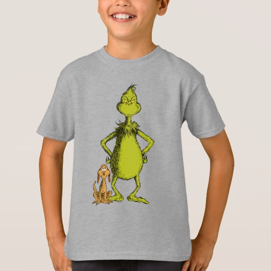 knijpen | Max & Grinch Stance T-shirt (Voorkant)
