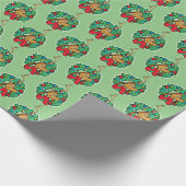 knijpen | Max Kerstkrans Cadeaupapier (Hoek)