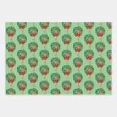 knijpen | Max Kerstkrans Inpakpapier Vel (Voorkant 3)